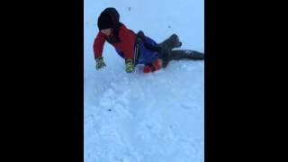 Sports Sunday And Fail Friday Combination - Starkcon and Redox Go Sledding - Sled Fail!