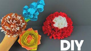 How to make beautiful flowers | How to make paper flowers | DIY | Home decoration