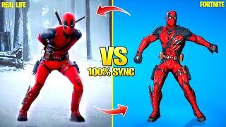 FORTNITE DANCES IN REAL LIFE (Bye Bye Bye, NSYNC, Deadpool & WolverineTiktok and Icon Series Dances)