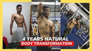 My 4 Years Natural Body Transformation | MILAN SHRESTHA