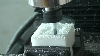 How to use Yornew XK300 small CNC milling machine machining and operating tool change