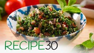 How to make the perfect taboule or tabbouleh, a Super Healthy Lebanese  Salad