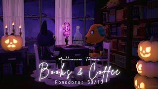 Pomodoro 50/10 • Books & Coffee (Halloween) ▪︎ No Music (during study/work)