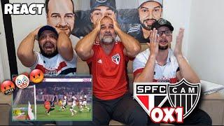 REACT SÃO PAULO 0X1 ATLETICO MG - ZUBELDIA TEIMOSO ESSA ESCALAÇÃO NÃO DÁ