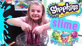 Shopkins Hidden in my Purple  SLIME Baff!!