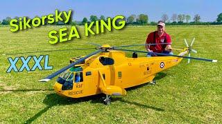 Stunning XXXL Sikorsky SH-3 Seaking Royal Air Force RC Turbine Helicopter Scale 1:6,2