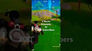 V Bucks Giveaway at 500 Subscribers - Double Mobility Win #fortniteshorts