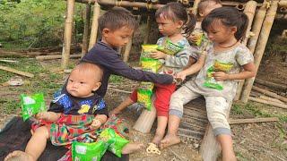 The orphan boy worked hard to find fruit to sell and help other orphans in difficult circumstances