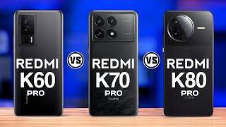 Redmi K60 Pro Vs Redmi K70 Pro Vs Redmi K80 Pro   #Trakontech