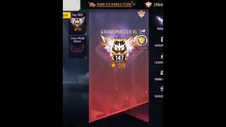 FINALLY REACHED GRANDMASTER VI ️ | #freefire #grandmaster #gaming #shorts #trending #rank #explore