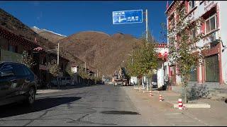 S3Ep1700 Cycling Tibet G318 3570 Altitude 3957 meters Zuogong Passing by Guore Village