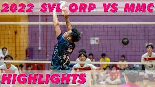 2022 Singapore Volleyball League ORP vs MMC Highlights