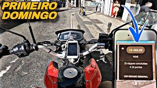 PRIMEIRO DOMINGO FAZENDO UBER MOTO NO RIO DE JANEIRO, #crosser2024 #ubermoto #souuberrj