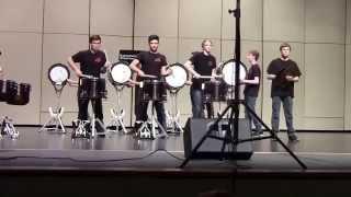 2015 Waterford Kettering Drumline - Bring Me to Life - MSU Day of Percussion