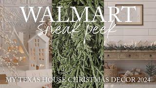 WALMART CHRISTMAS DECOR SNEAK PEEK 2024 |  MY TEXAS HOUSE SNEAK PEEK WALMART 2024