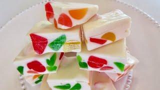 Christmas Day NOUGAT CANDY Recipe made using a microwave :)