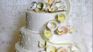 Calla Lily Wedding Cake