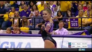 Sydney Ewing (LSU) - Floor Exercise (9.925) - Florida at LSU 2017