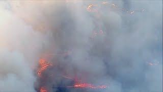 Kenneth Fire in Los Angeles County | Aerial Footage