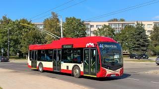 New Škoda 32Tr SOR trolleybuses in Vilnius, Lithuania  | 2024