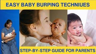 Burp your Baby with 2 Best Techniques |Relive your Baby’s Gas with Easy Burping Methods‍