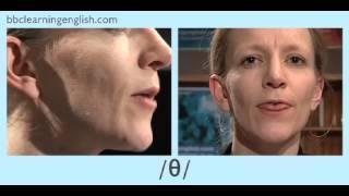 English Pronunciation  Voiceless Consonant - /θ/ - 'thin’, ‘throw’ & 'thumb’