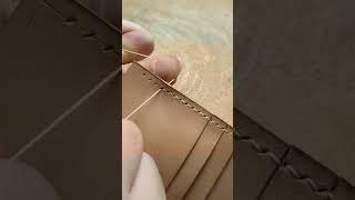 Making HANDMADE Classic Bifold Wallet | FREE PATTERN #leathercraft #asmr #diy #handmade #leather