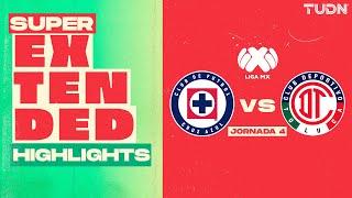 SUPER EXTENDED HIGHLIGHTS | Cruz Azul vs Toluca | Liga Mx -Apertura 2024 - J4 | TUDN