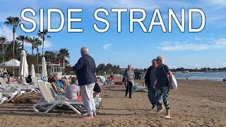 SIDE HEUTE Strand, Meer. Türkei im Winter 2025 #antalya #side #türkei