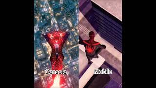 Spiderman Miles Morales's PS5 Vs Spiderman Miles Morales's Android | Spiderman