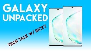 Note 10, 10 +, & Galaxy Book S Announcement | Tech Talk with Ricky