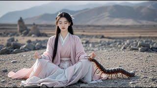 Kung fu movie! A girl used a thousand-year-old venomous centipede to master the "Poison Palm Skill"!