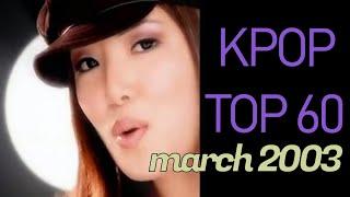 [KPOP TOP 60] March 2003 - 03년 03월