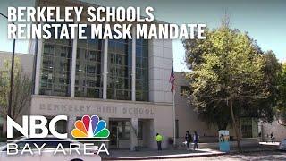 Berkeley Unified School District Reinstates Indoor Mask Mandate