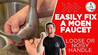 Loose Handle on Moen Kitchen Faucet | Rattle In Moen Faucet Handle | Fix Loose Moen Sink Handle