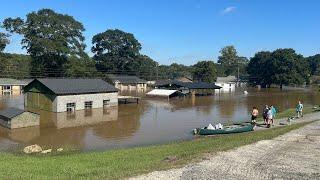 All roads covered leading into Mountain Island Lake evacuation zone