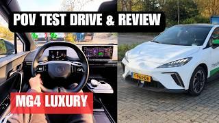 MG4 Luxury 204 HP | POV Test Drive & Review | This excellent car is made in China