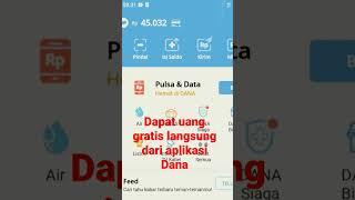 Dapat Uang Gratis Langsung Dari aplikasi dana - cara mendapatkan saldo dana gratis #shorts