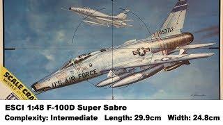 ESCI 1:48 F-100D Super Sabre Kit Review