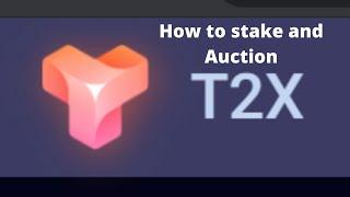 How to Buy (Auction) and Stake T2X / TRON (TRX)