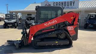 (Used For Sale) 2023 Kubota SVL65-2 W/ Rotating Tree Sheer