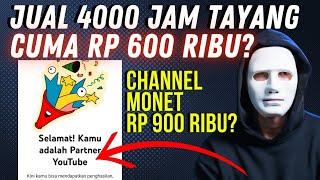 4000 jam Tayang Cuma 600 Ribu‼️ Cara Cepat Monetisasi YouTube