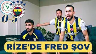 ÇAYKUR RİZESPOR - FENERBAHÇE FANATİK FENERBAHÇELİLER (FRED ŞOV️️️)