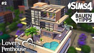 Grundriss: Lovers Penthouse  Bauen in Die Sims 4 mit allen Packs #2