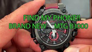 G SHOCK MTG B3000BD | FIND MY PHONE | plus Casio GWF A1000 1AER Frogman analogue Bluetooth watch