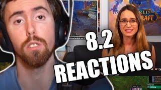 Asmongold Reactions "Taliesin Was Wrong! How The World Reacted To 8.2: Essences, Blueprints, Flying"