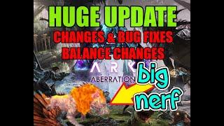 HUGE Ark Update Pyromane NERFED Into THE GROUND And Many Other Changes