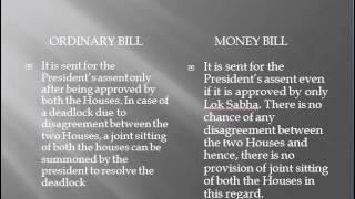 Ordinary Bill Vs Money Bill