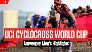 UCI Cyclocross World Cup Antwerpen 2024 Highlights - Men