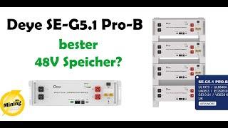 DEYE SE-G5.1 PRO-B / bestes 48V Speicher? Bestes Preis/Leistungsverhältnis!